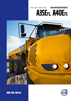 आर्टिकुलेटेड डंप ट्रक Volvo A35E FS 6x6