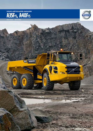 आर्टिकुलेटेड डंप ट्रक Volvo A40F FS