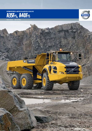 आर्टिकुलेटेड डंप ट्रक Volvo A40F FS