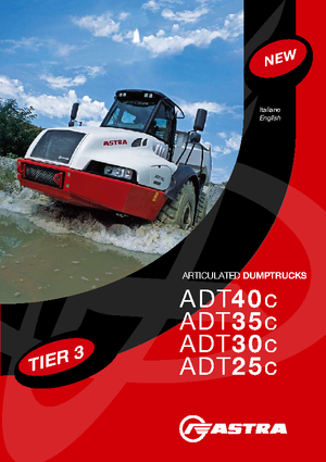 आर्टिकुलेटेड डंप ट्रक Astra ADT 30 C
