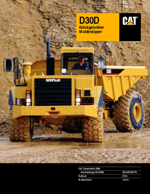 आर्टिकुलेटेड डंप ट्रक Caterpillar D 30 D