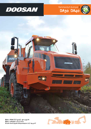 आर्टिकुलेटेड डंप ट्रक Doosan DA30