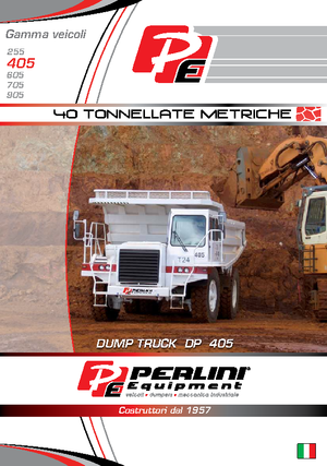 रिजिड डंप ट्रक Perlini DP 405 WD