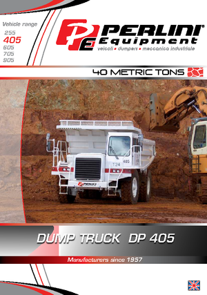 रिजिड डंप ट्रक Perlini DP 405 WD