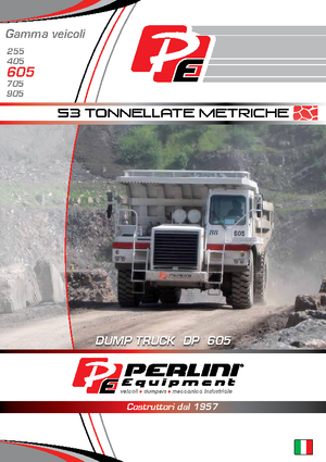 रिजिड डंप ट्रक Perlini DP 605