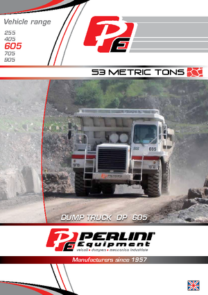 रिजिड डंप ट्रक Perlini DP 605
