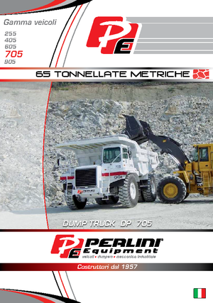 रिजिड डंप ट्रक Perlini DP 705 WD