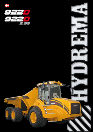 आर्टिकुलेटेड डंप ट्रक Hydrema H 922 D 2.55