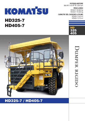 रिजिड डंप ट्रक Komatsu HD405-7
