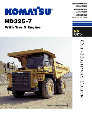 रिजिड डंप ट्रक Komatsu HD325-7