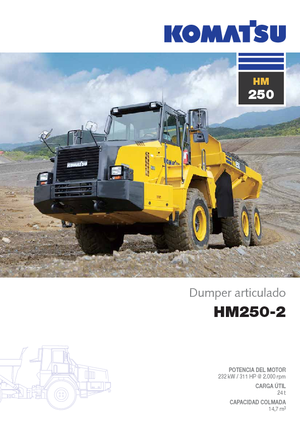 आर्टिकुलेटेड डंप ट्रक Komatsu HM250-2