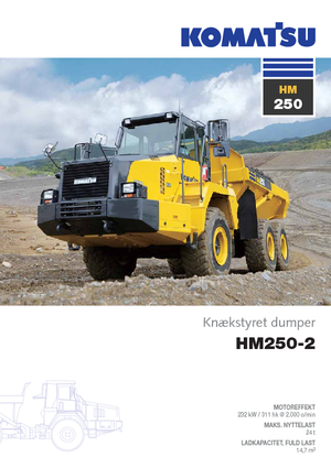 आर्टिकुलेटेड डंप ट्रक Komatsu HM250-2