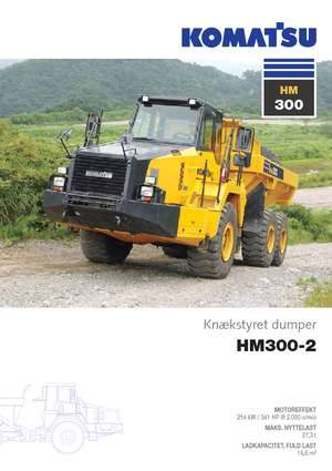 आर्टिकुलेटेड डंप ट्रक Komatsu HM300-2