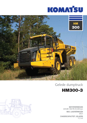 आर्टिकुलेटेड डंप ट्रक Komatsu HM300-3