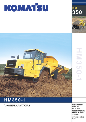 आर्टिकुलेटेड डंप ट्रक Komatsu HM350-1