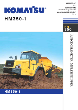आर्टिकुलेटेड डंप ट्रक Komatsu HM350-1