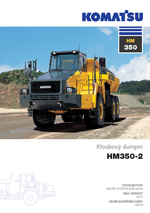 आर्टिकुलेटेड डंप ट्रक Komatsu HM350-2