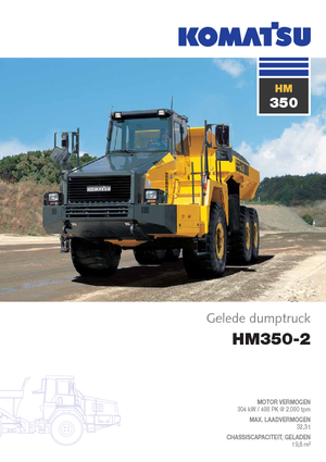 आर्टिकुलेटेड डंप ट्रक Komatsu HM350-2
