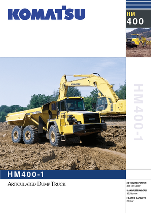 आर्टिकुलेटेड डंप ट्रक Komatsu HM400-1