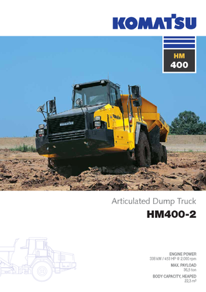 आर्टिकुलेटेड डंप ट्रक Komatsu HM400-2