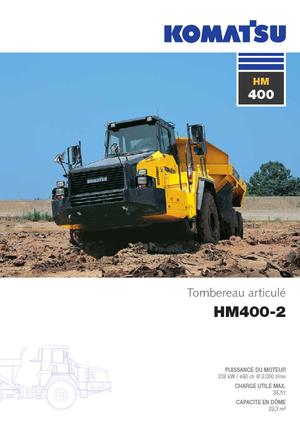 आर्टिकुलेटेड डंप ट्रक Komatsu HM400-2
