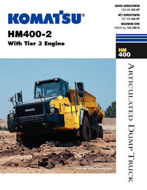 आर्टिकुलेटेड डंप ट्रक Komatsu HM400-2