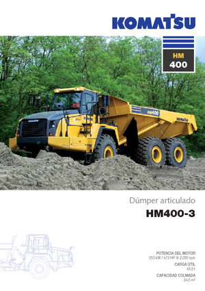 आर्टिकुलेटेड डंप ट्रक Komatsu HM400-3