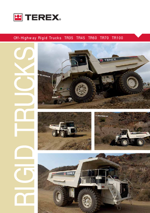 रिजिड डंप ट्रक Terex TR 100