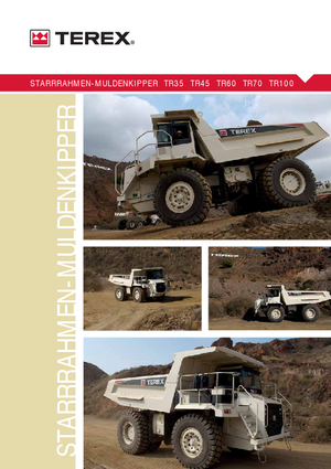 रिजिड डंप ट्रक Terex TR 100