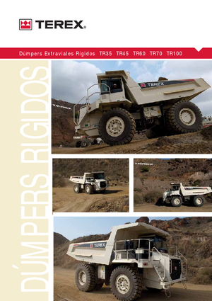 रिजिड डंप ट्रक Terex TR 100
