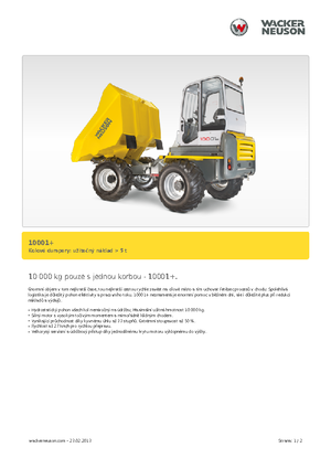 व्हील डंपर Neuson 10001