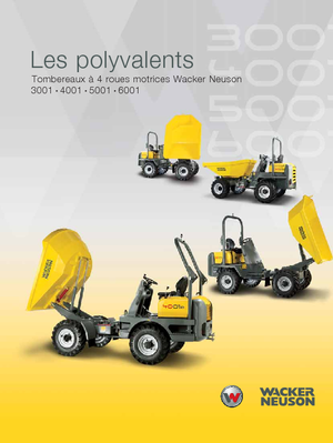 व्हील डंपर Wacker Neuson 4001