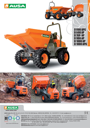 व्हील डंपर Ausa D 600 APG