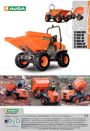 व्हील डंपर Ausa D 600 APG