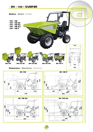 व्हील डंपर Agrimac DH 160 DA