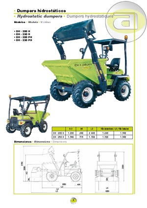 व्हील डंपर Agrimac DH 200 H