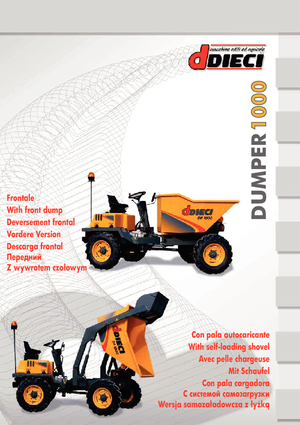 व्हील डंपर Dieci DP 1000 Self-Load Shovel