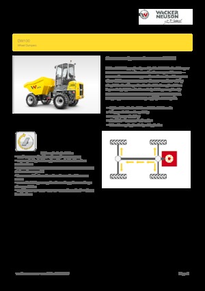 व्हील डंपर Wacker Neuson DW100