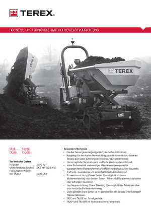 व्हील डंपर Terex TA2E