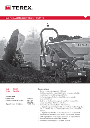 व्हील डंपर Terex TA2SEH