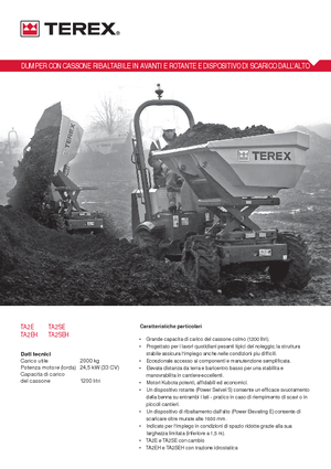 व्हील डंपर Terex TA2E