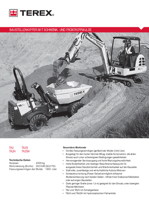 व्हील डंपर Terex TA2S