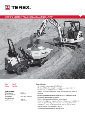 व्हील डंपर Terex TA2S