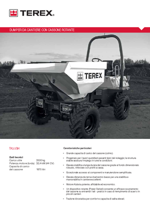 व्हील डंपर Terex TA 3.5 SH
