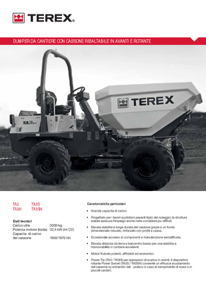 व्हील डंपर Terex TA 3