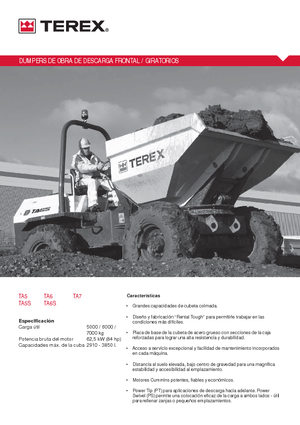 व्हील डंपर Terex TA 5