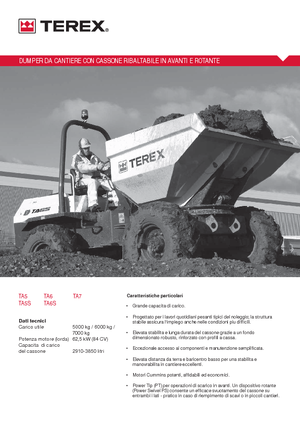 व्हील डंपर Terex TA 5