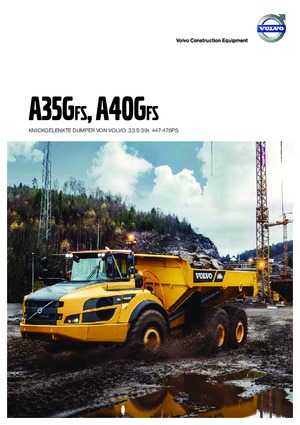आर्टिकुलेटेड डंप ट्रक Volvo A35GFS