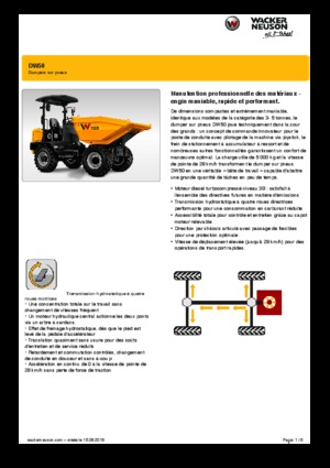 व्हील डंपर Wacker Neuson DW50