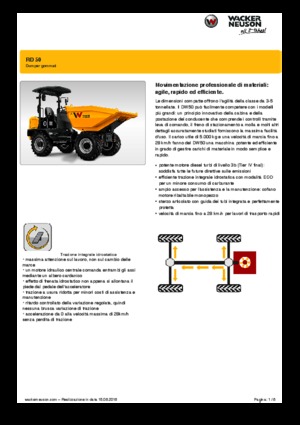 व्हील डंपर Wacker Neuson DW50